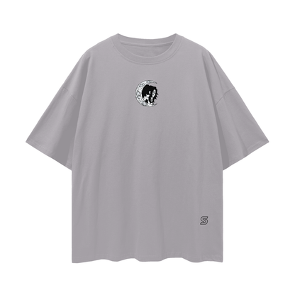 MOON-BREATHED LIGHT OVERSIZE TEE
